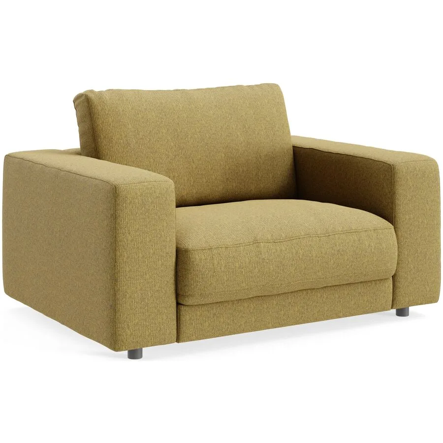 Sessel Ava messing Bezug: 100% Polyester B 140 T 107 H 86 cm - Möbel Konfigurator: Traummöbel individuell zusammenstellen