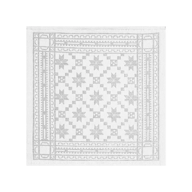 Ekelund Linneväveri Åttebladrose servett 35x35 cm Beige
