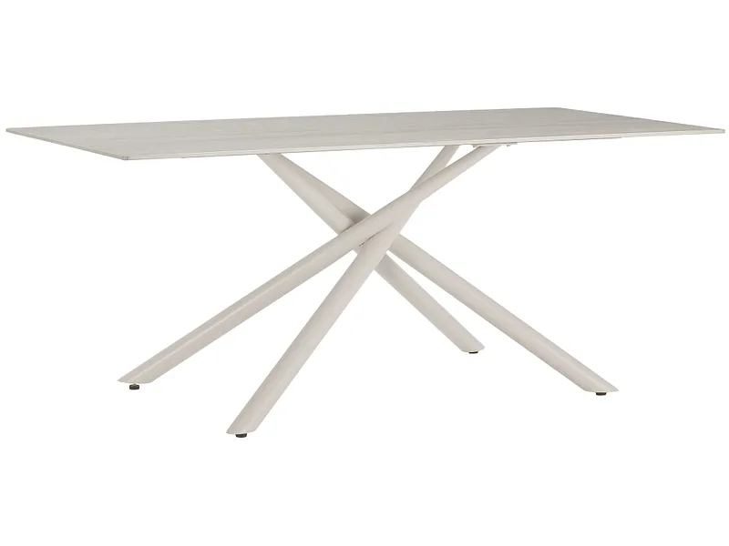 MARCKERIC Tisch TORI 180x90x76cm beige