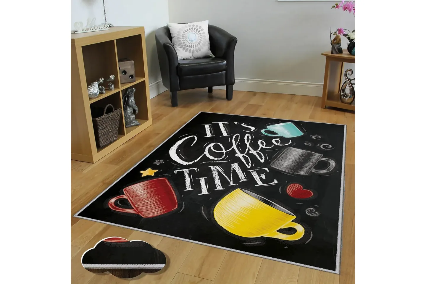 Homefesto Matta 100x150 cm - Multifärgad