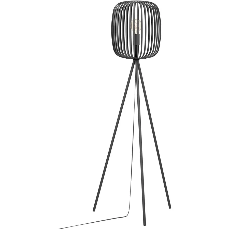 Eglo Stehlampe Romazzina Schwarz Stahl 32.5 cm 140.5 cm