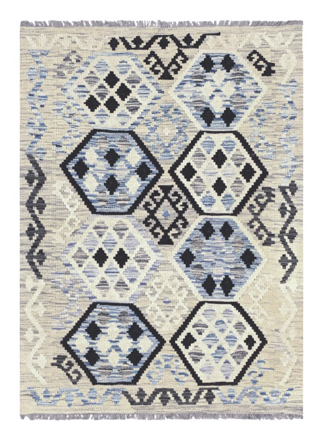 Orientalsk Teppe - Vegi Kelim Hand Woven - 83 x 117 cm (Størrelse: 83 x 117 cm)