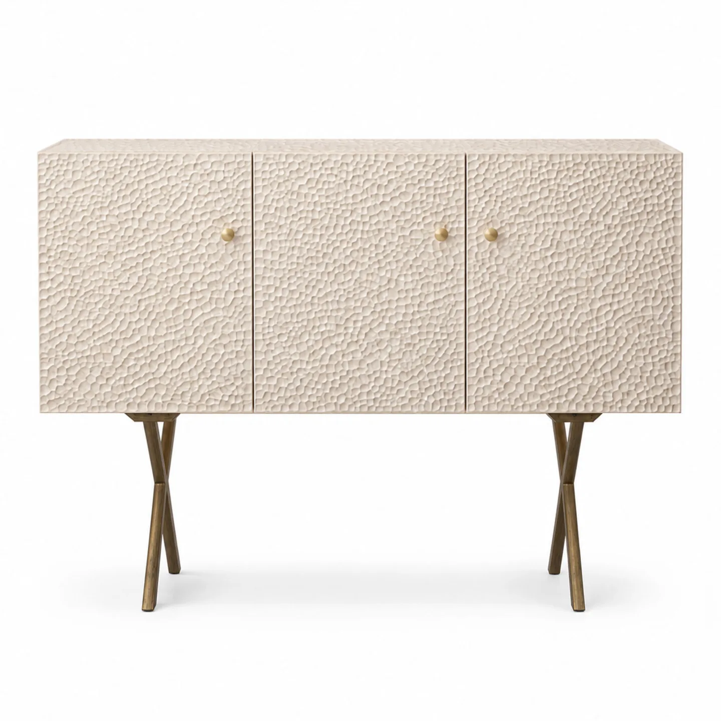 Zanat - Touch Sideboard, 3 doors/Brons, Vitoljad lönn 129 cm - Skänkar och sideboards - Studioilse - Träfärgad - Trä