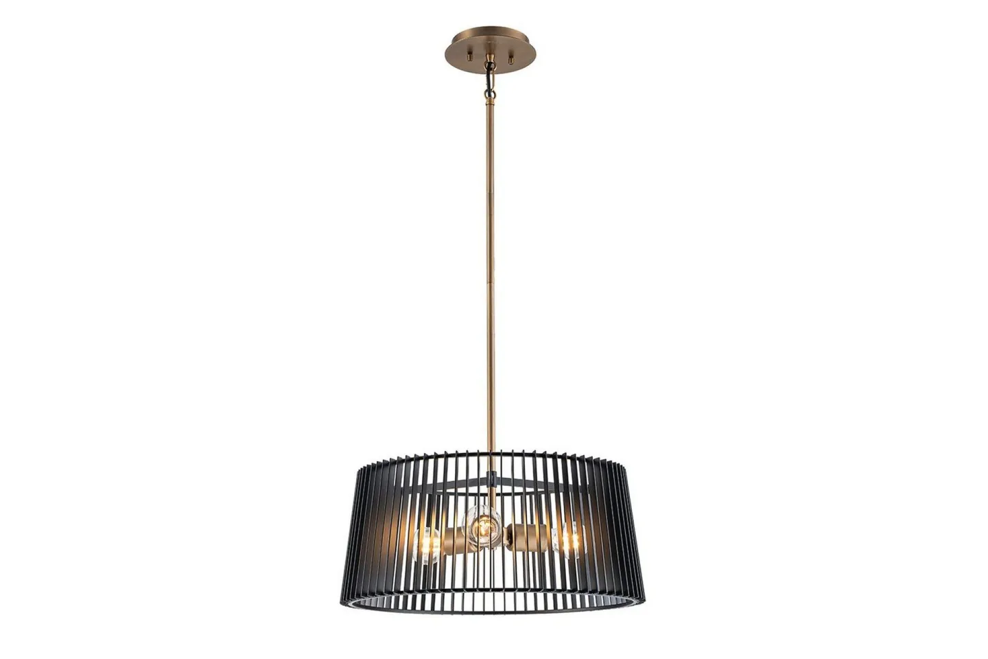 Linara Kichler Taklampa - Black||Brass