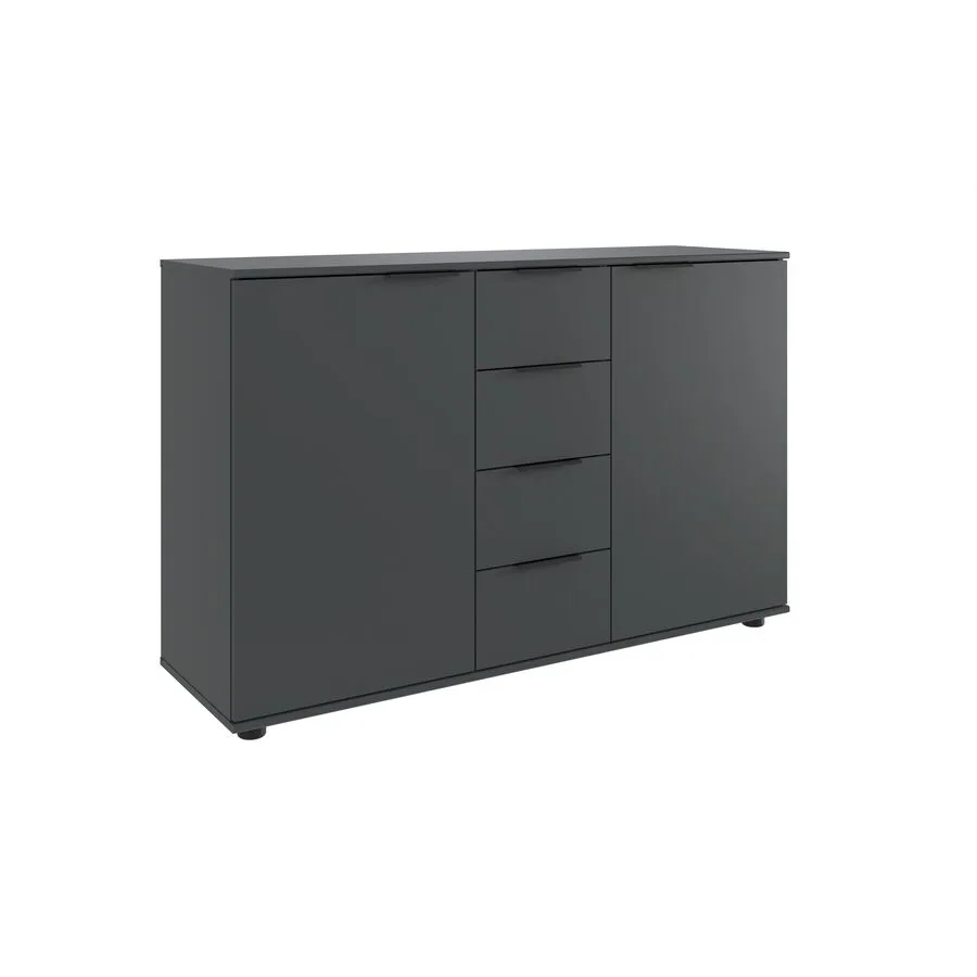 Kommode Metaa graphit Holzwerkstoff B 130 H 83 cm