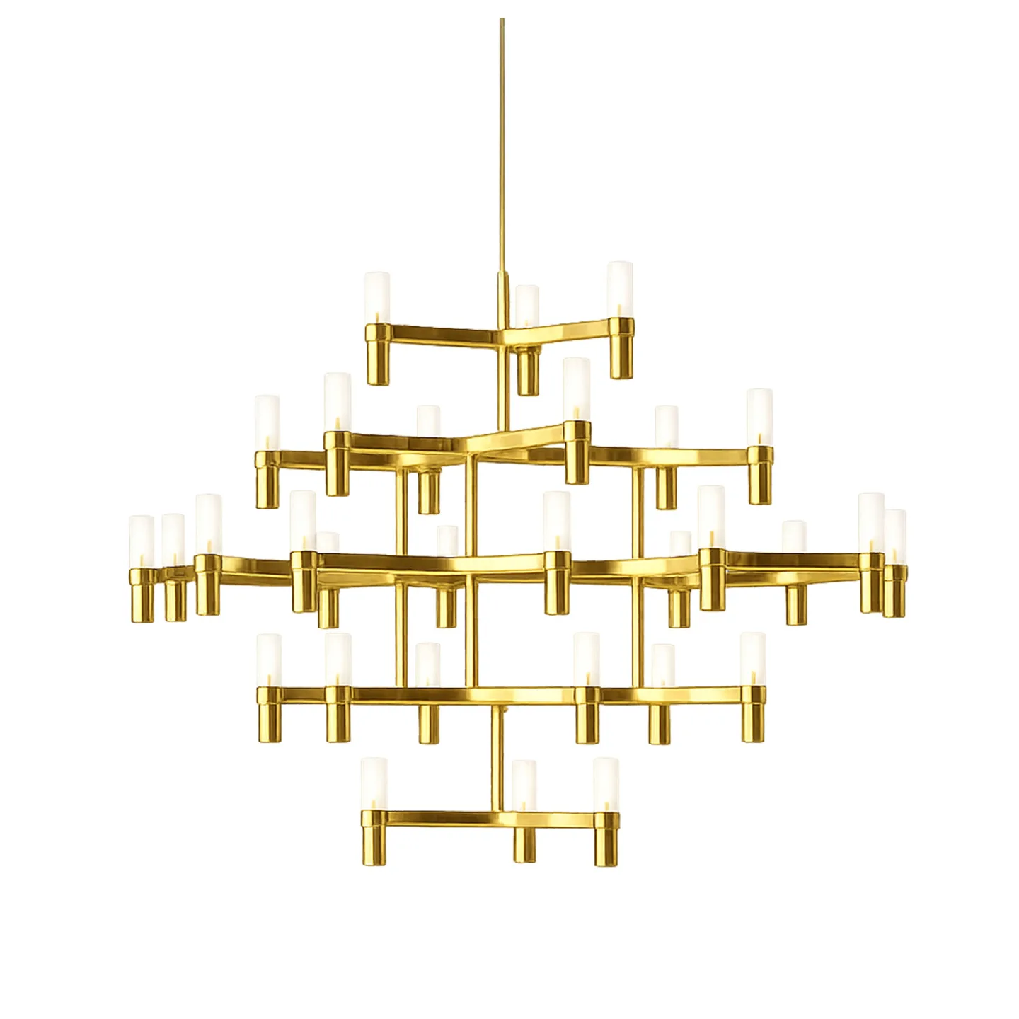 Nemo Lighting - Crown Major ljuskrona guld - Takkronor - Jehs + Laub - Guld