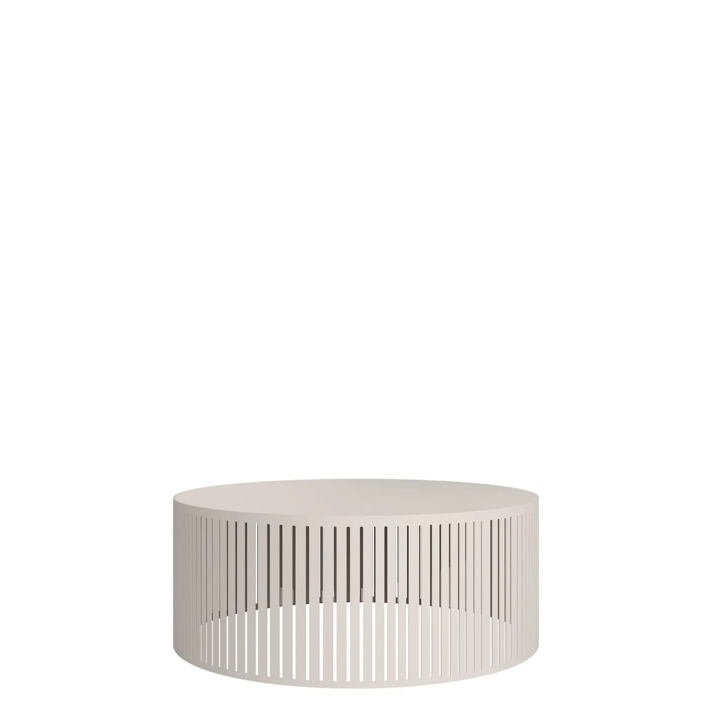 Elenio Soffbord 75 cm Rund - Beige