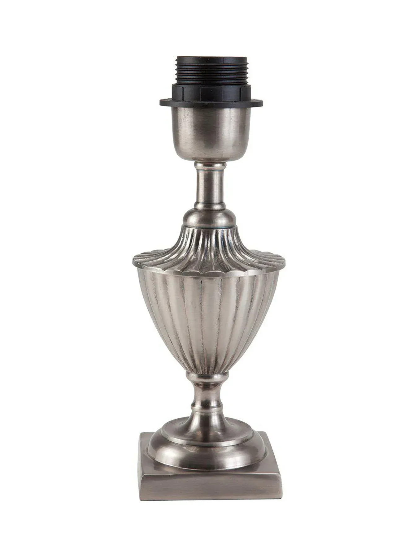 PR Home Pollino Leuchtenfuß 24 cm Antik Silber
