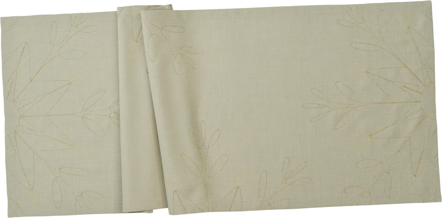 Sander AG Tischläufer Flake Beige B: 50 cm | Schubiger Möbel