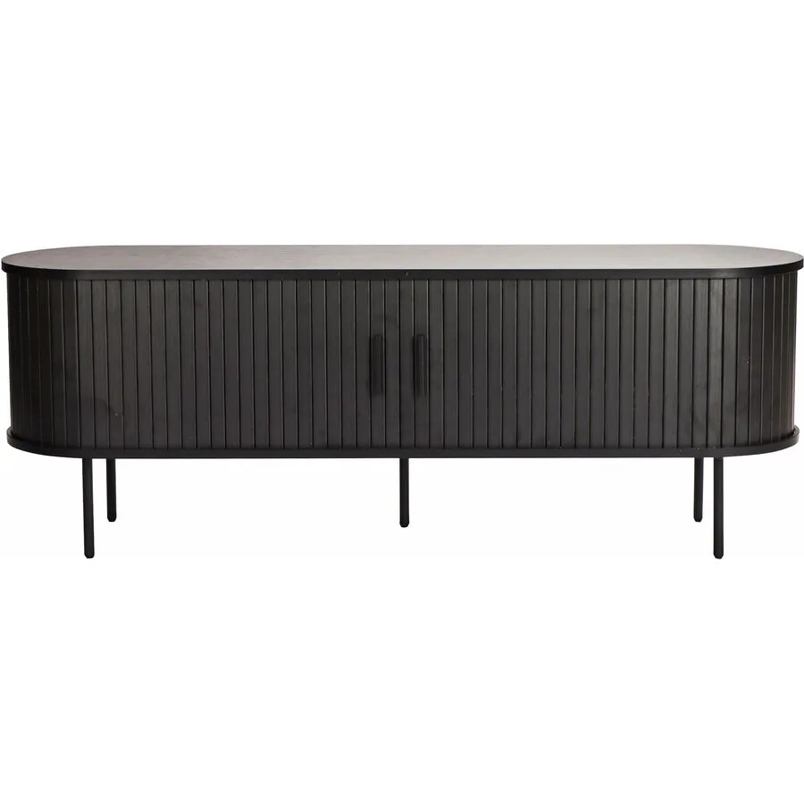 Lowboard Remox schwarz Melamin B 150 cm