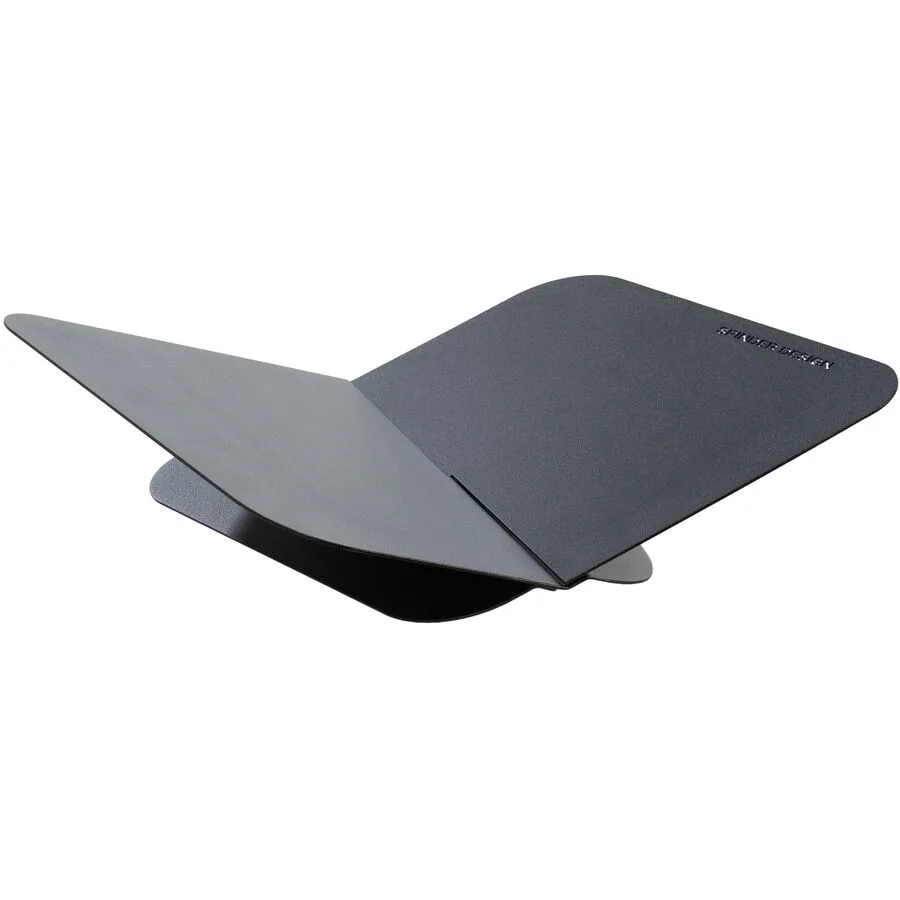 Spinder Design Bücherständer Hesta schwarz Stahl B 36.6 cm
