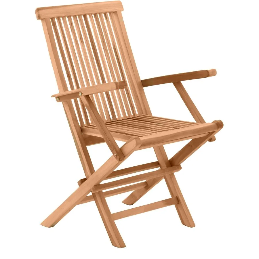 Klappstuhl 2er-Set Veit natur Teak T 51 cm