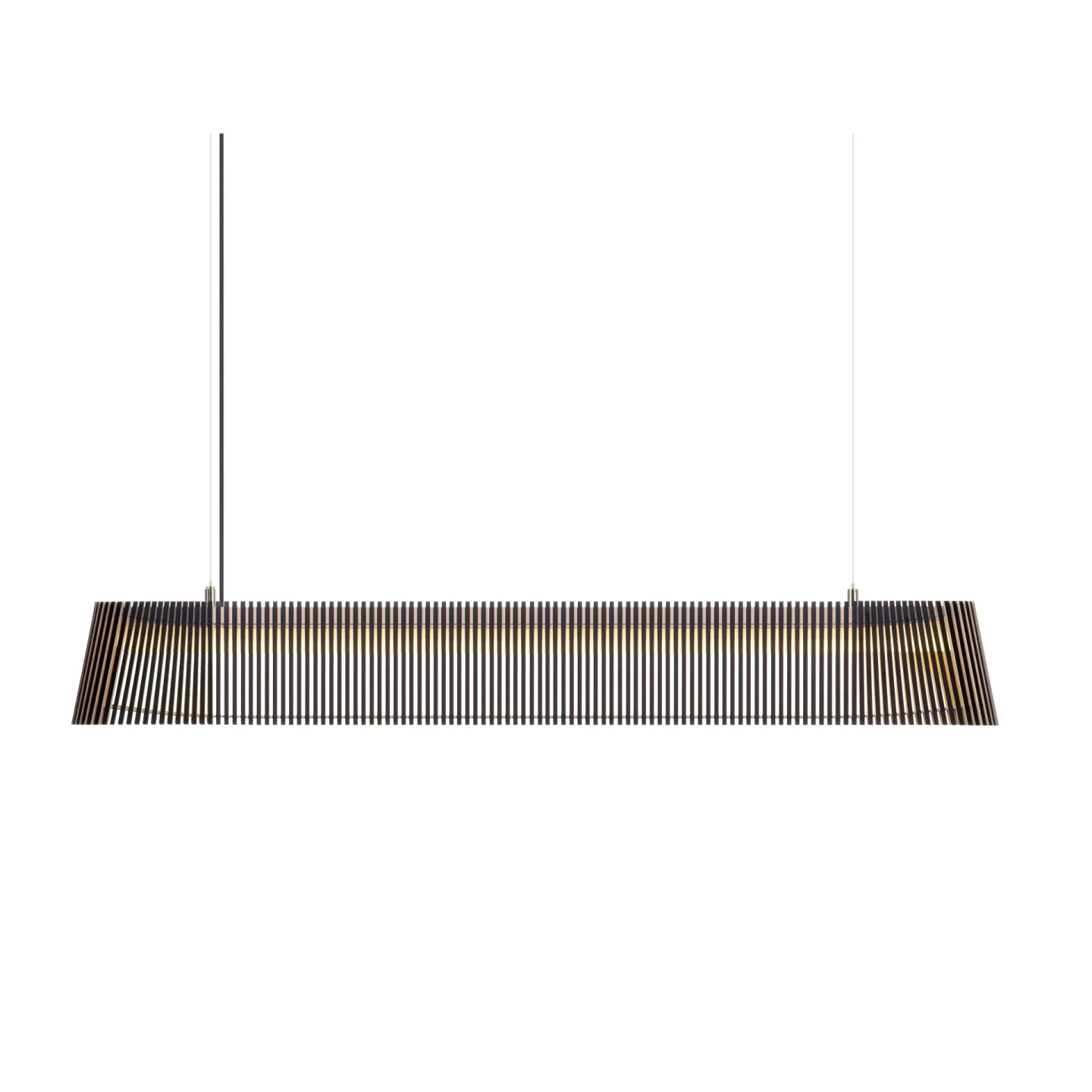 Secto Design Owalo 7000, taklampa black laminated
