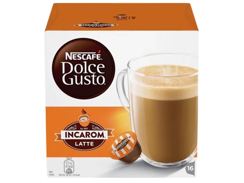 NESTLE DOLCE GUSTO Kaffeekapseln Incarom LatteArabicas aus Südamerika / ROBUSTA