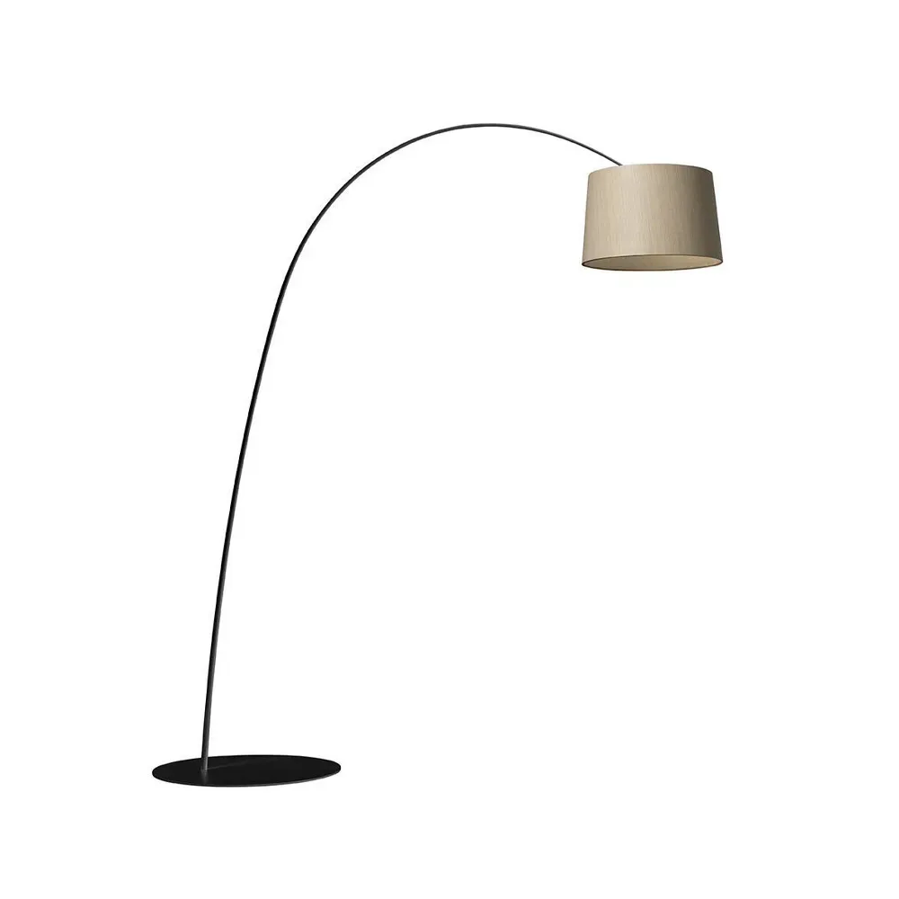 Foscarini Twiggy Wood Stehleuchte Schwarz
