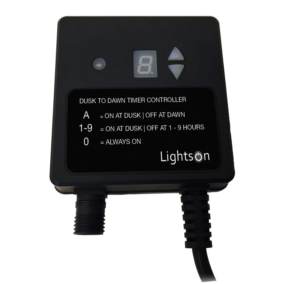 Lightson - Ljussensor - Lightson trädgårdssystem - Svart