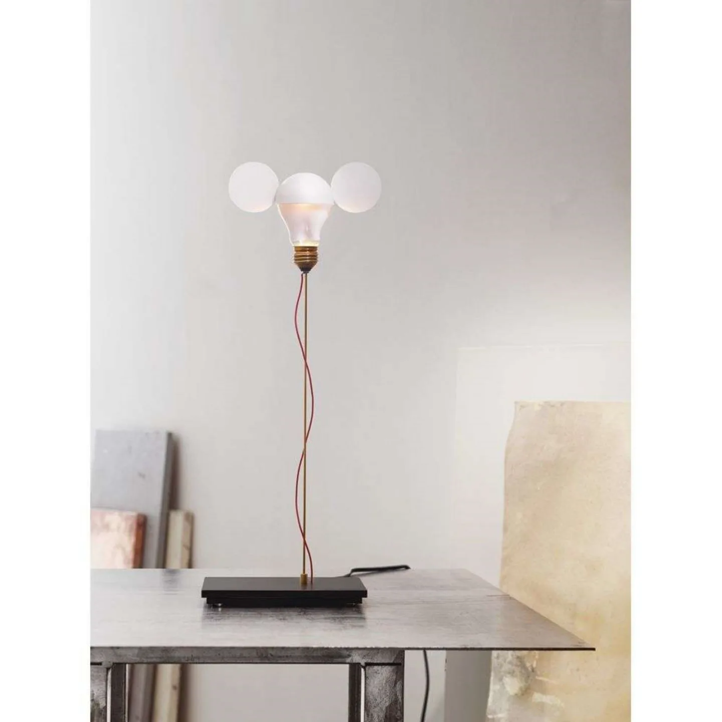 I Ricchi Poveri Toto Tischleuchte White - Ingo Maurer - Wohnzimmer - Metall