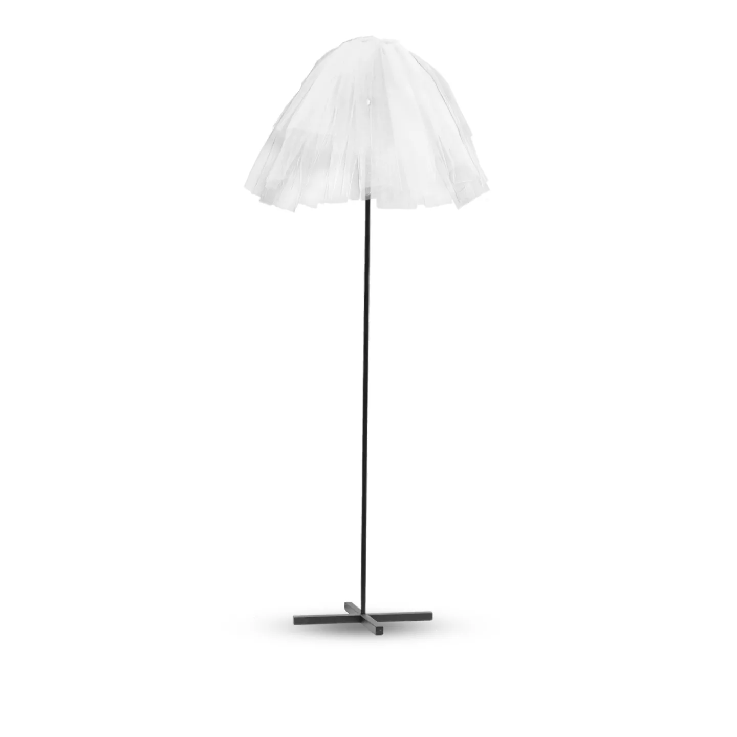 Ingridsdotter - Liv golvlampa - Båglampor - Jonas Bohlin - Vit - Metall/Textilmaterial