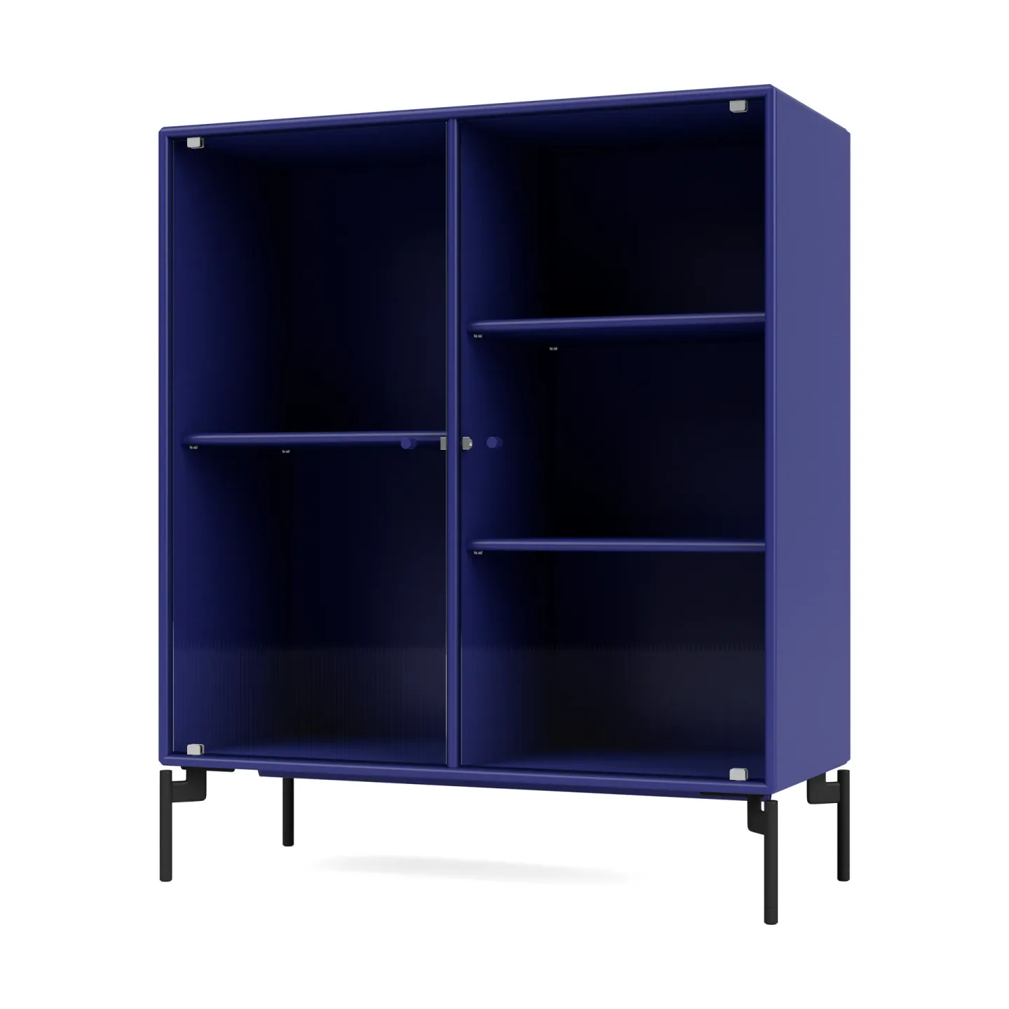 Montana Ripple II Vitrinenschrank 69,6x82,2x30 cm Monarch-Beine black
