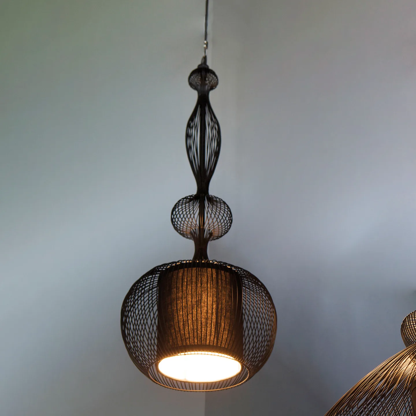 Imperatrice Pendel Black - Forestier Impératrice - Stue - Design - Metall - Med en lyskilde