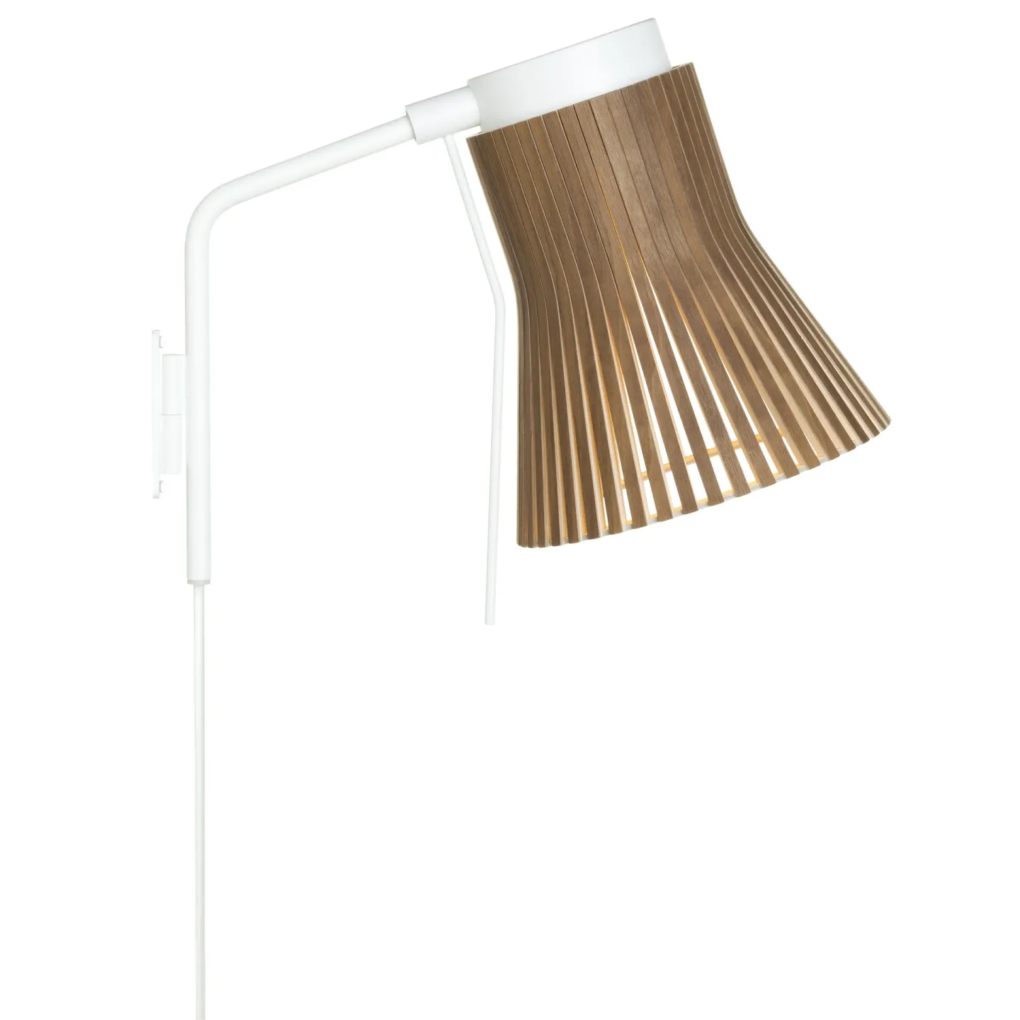 Secto Design Petite 4630, vägglampa walnut veneer