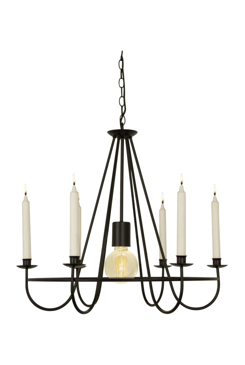 Aneta Lighting - Kronoberg Ø60 - Taklampa - Svart