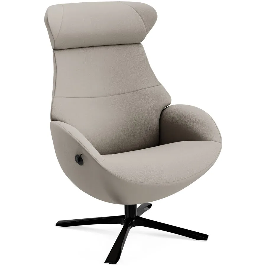Conform Relaxsessel Daja taupe Leder T 163 B 81 H 110 cm - Möbel Konfigurator: Traummöbel individuell zusammenstellen