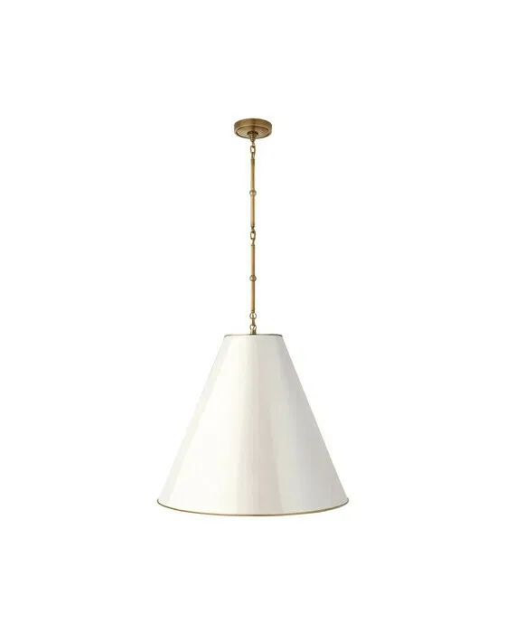 Goodman Hanging Lamp Antique Brass/Antique White L