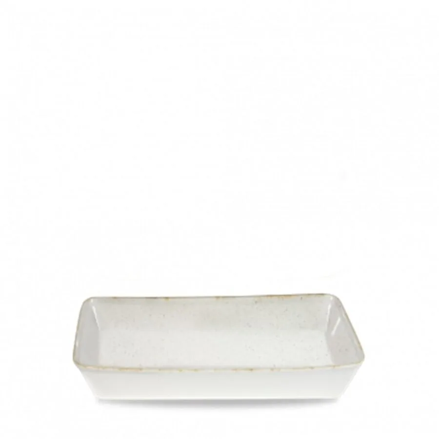 Churchill Backform Stonecast Weiss Steingut 38 cm 25 cm