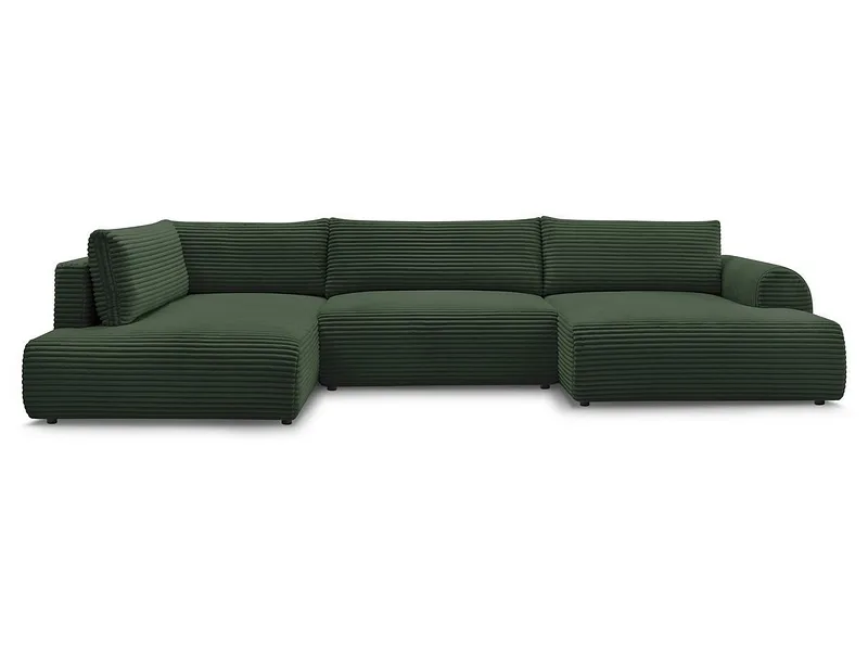 Wohnlandschaft BOBOCHIC LUCIEN Cord-Stoff grün