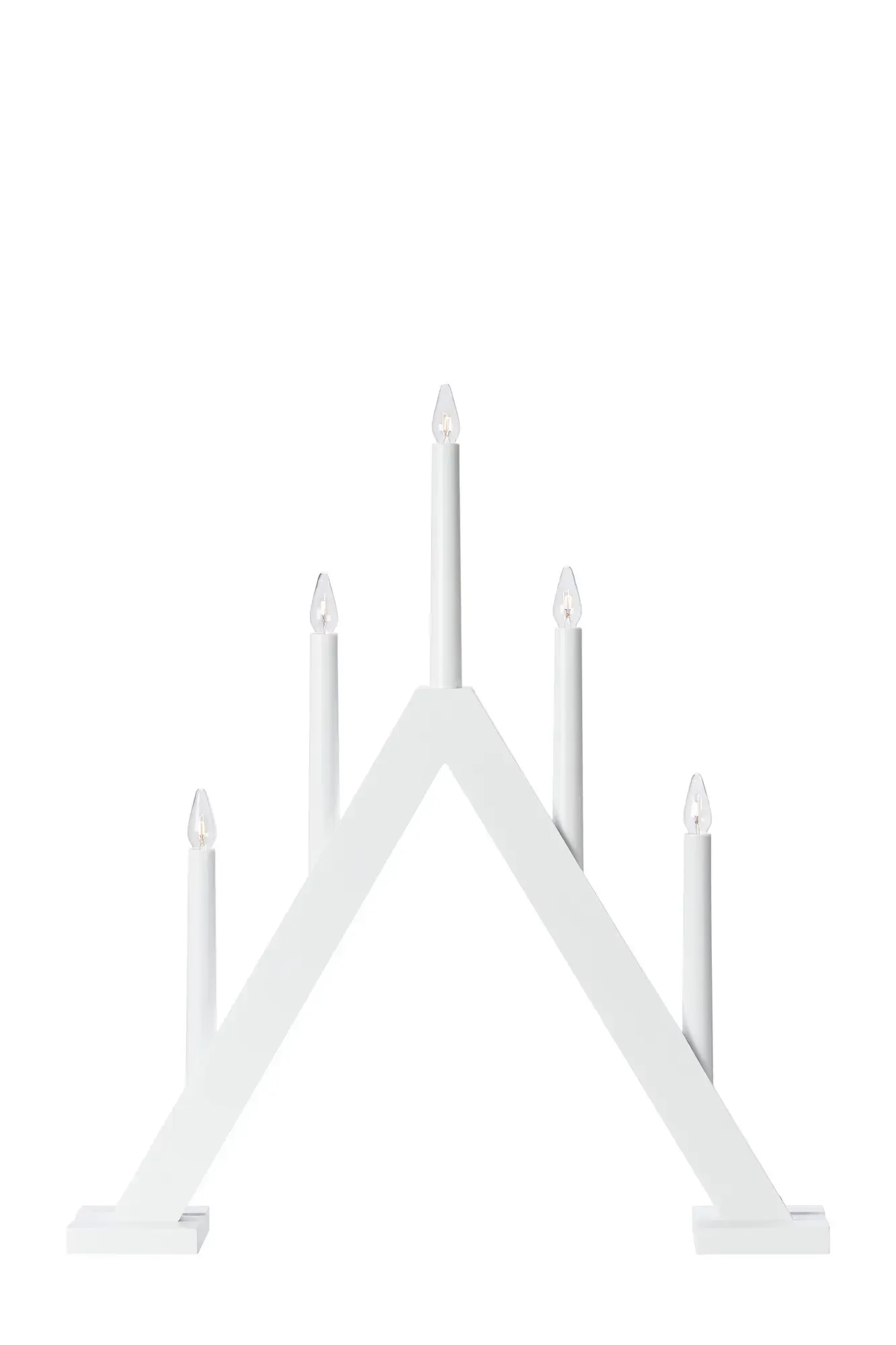 Ariele Adventskerzenhalter Weiß 52 cm