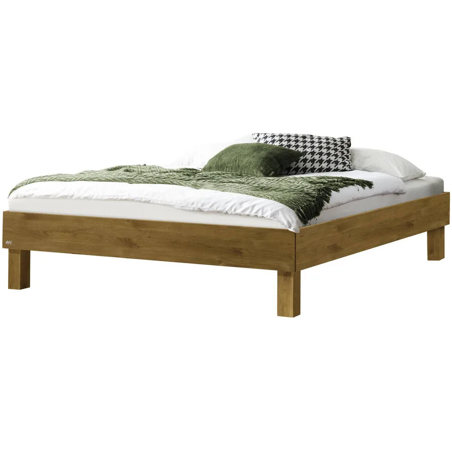 Hasena Bett Sassari Wildeiche Eiche massiv Massivholz 200 x 200 cm