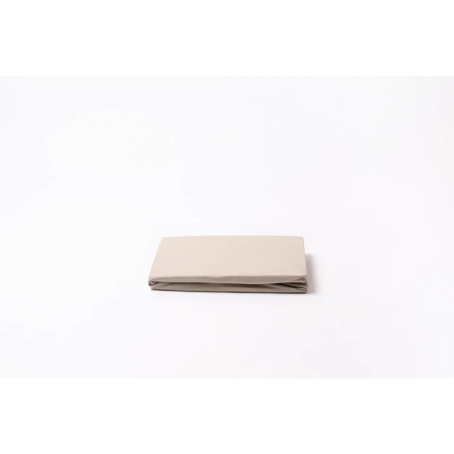 Journey Living Fixleintuch Bellevue taupe Baumwolle 180 x 200 cm - Material: 100% Bio-Baumwolle
