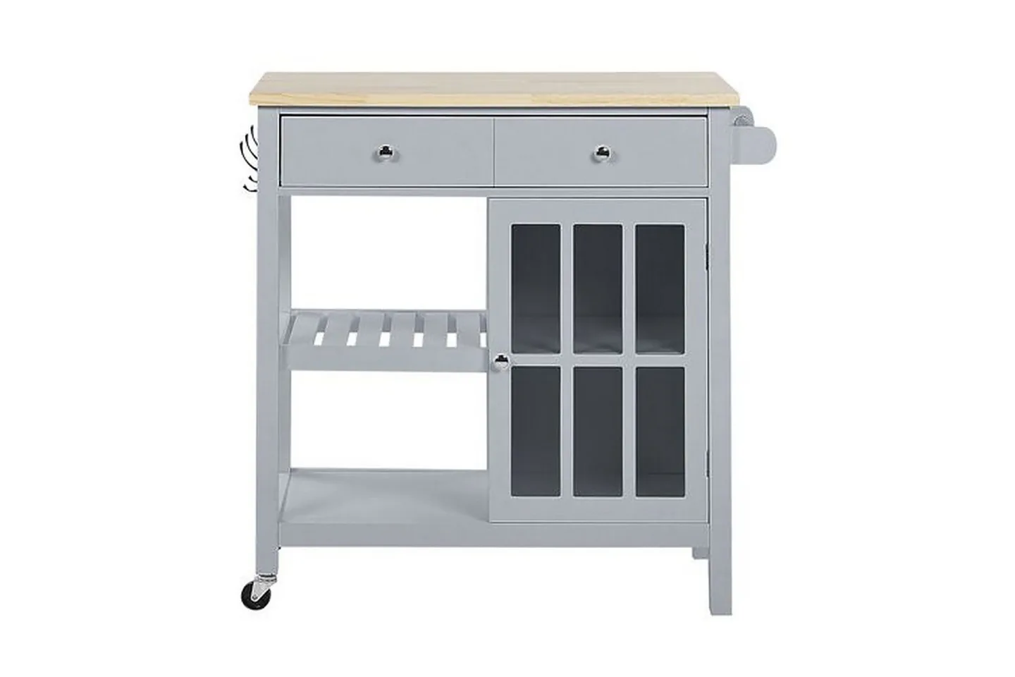 Manesseno Serveringsvagn 80 cm - Grå