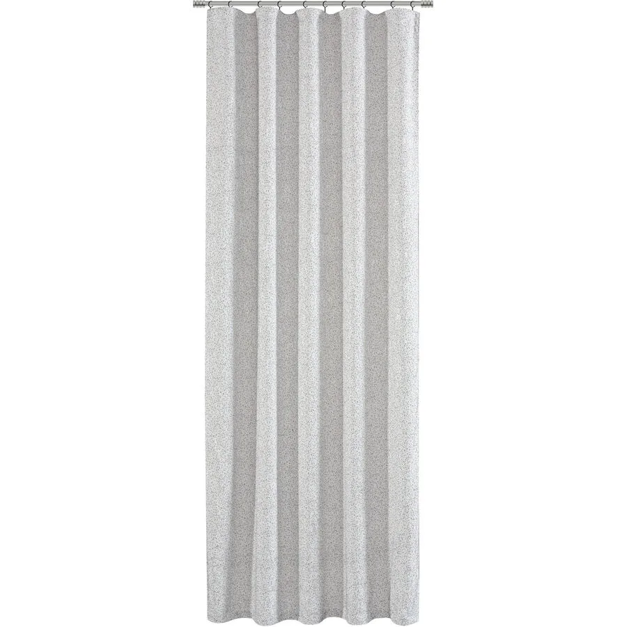 Vorhang Mara beige/schwarz Polyester B 135 cm Blickdicht