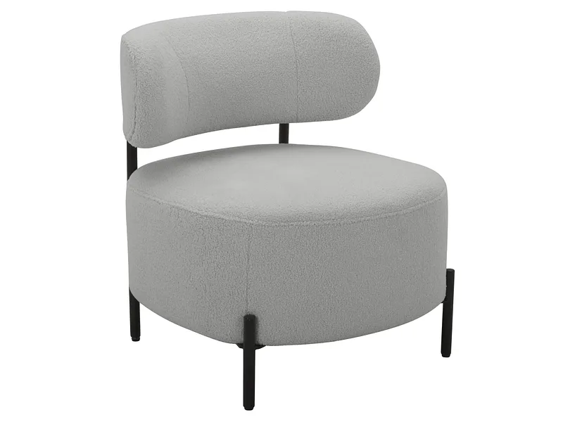 Sessel ADI Stoff hellgrau