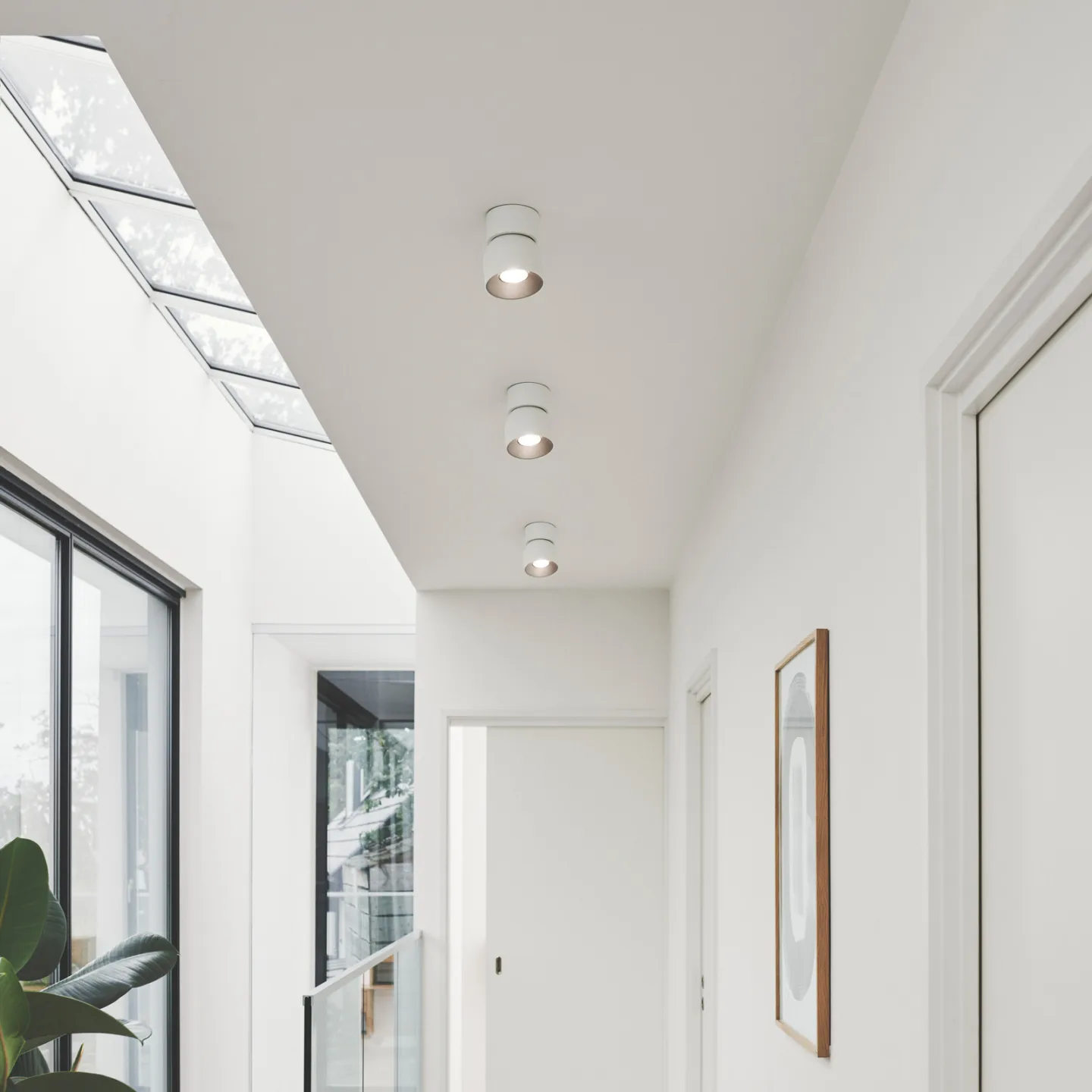 Pitcher Downlight, hvid/sølv, 1 lyskilde, metal – Nordlux - Stue - Moderne - Med afstand