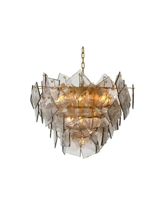 Biltmore lysekrone antik messing