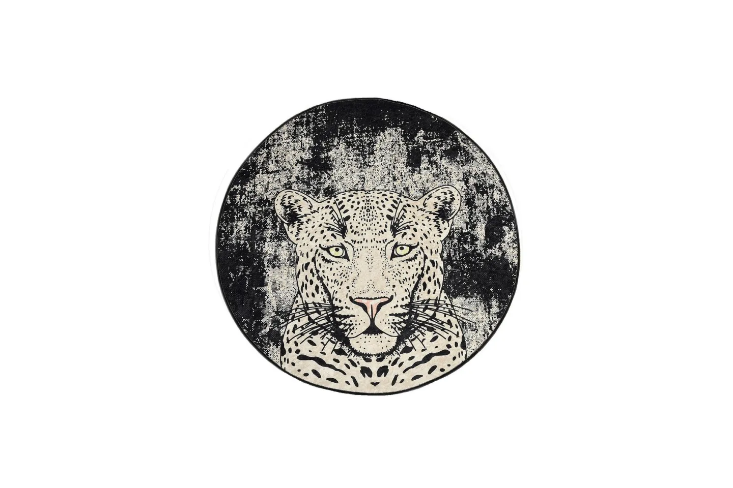 Kambuku Matta Rund 100 cm - Tiger/Sammet