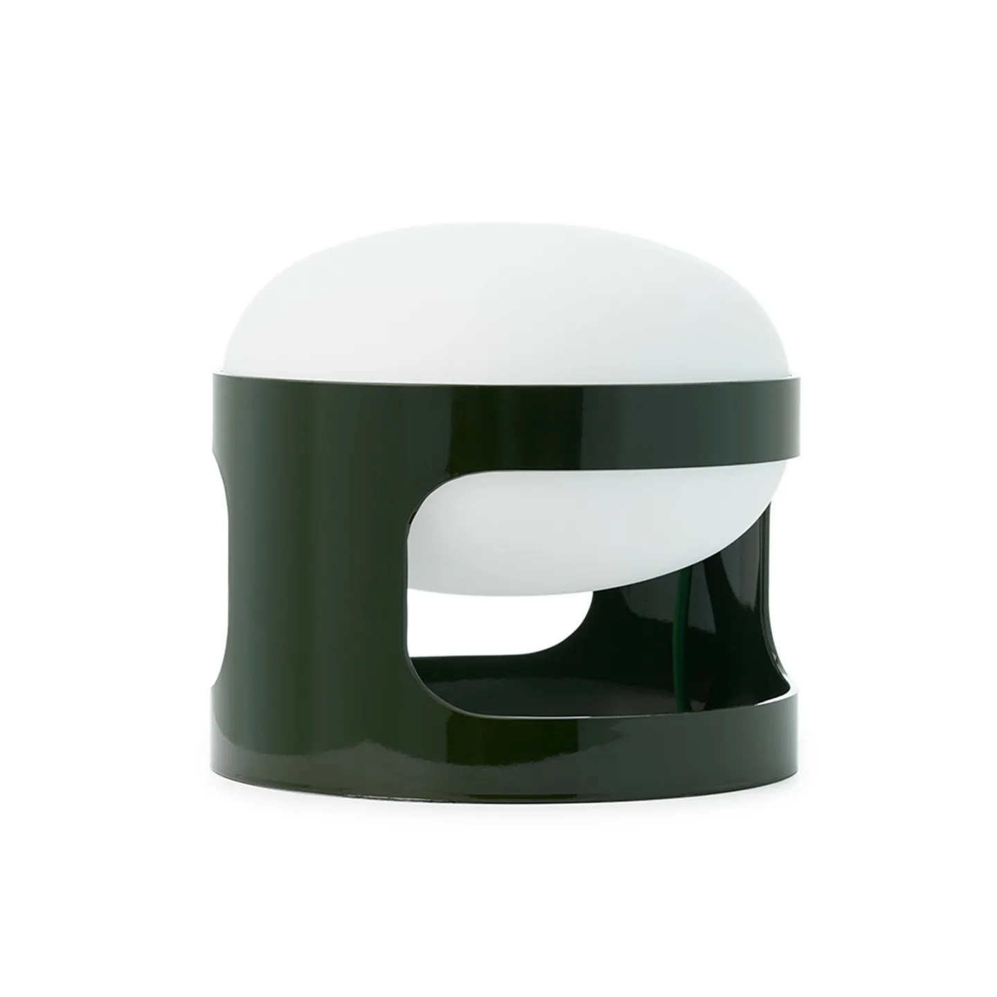 KD28 LED-bordlampe, skovgrøn, højde 23 cm - Kartell K28 - Stue - Design - Plastik - Med én lyskilde