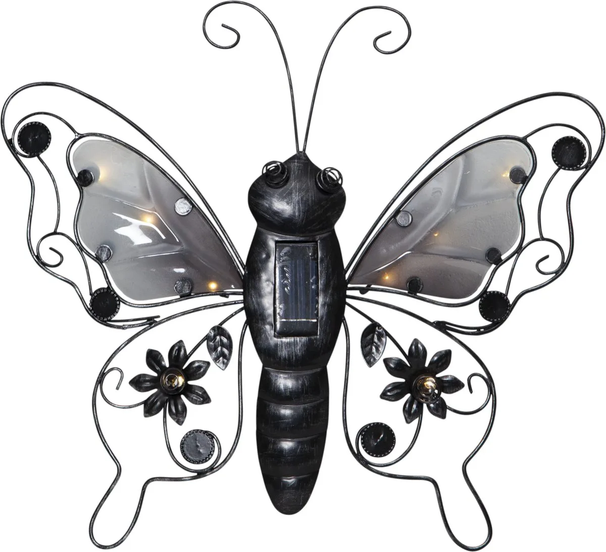 Star Trading - Butterfly - Solcellslampa - Svart