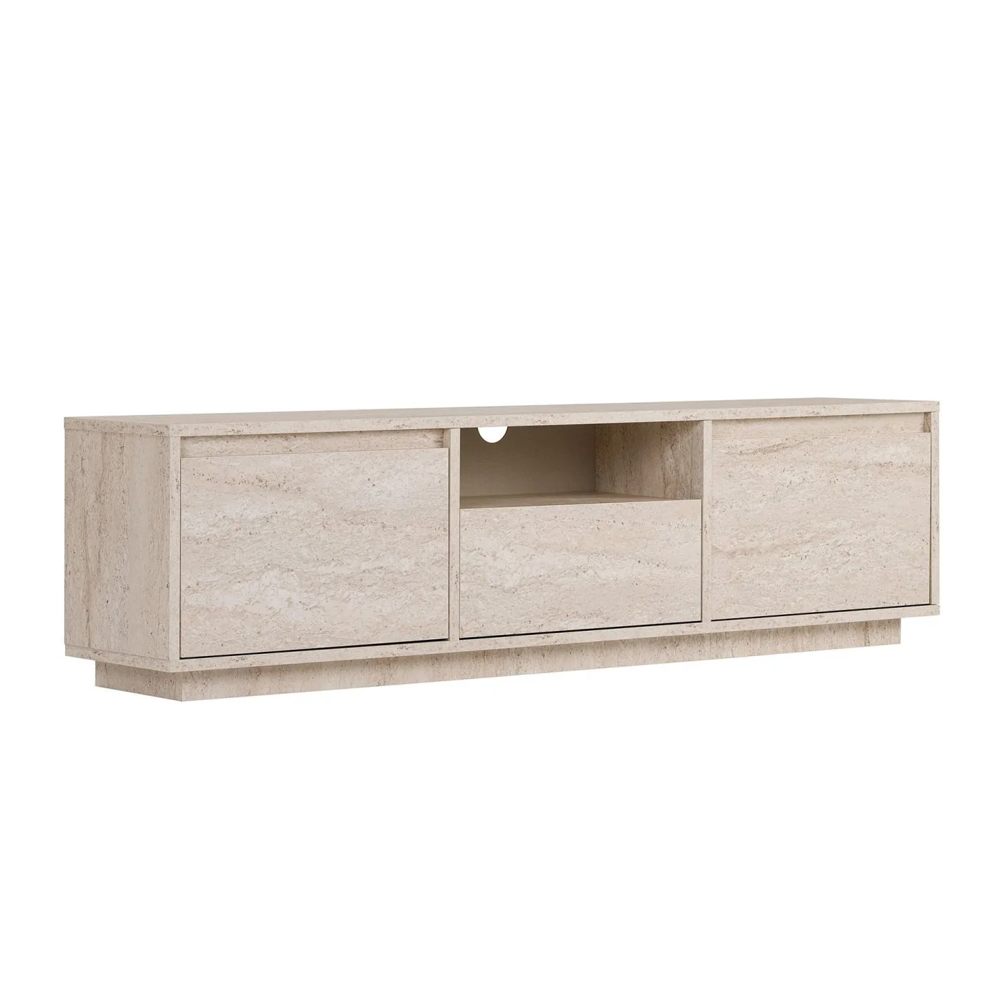 Domar Tv-bänk 160 cm - Travertin