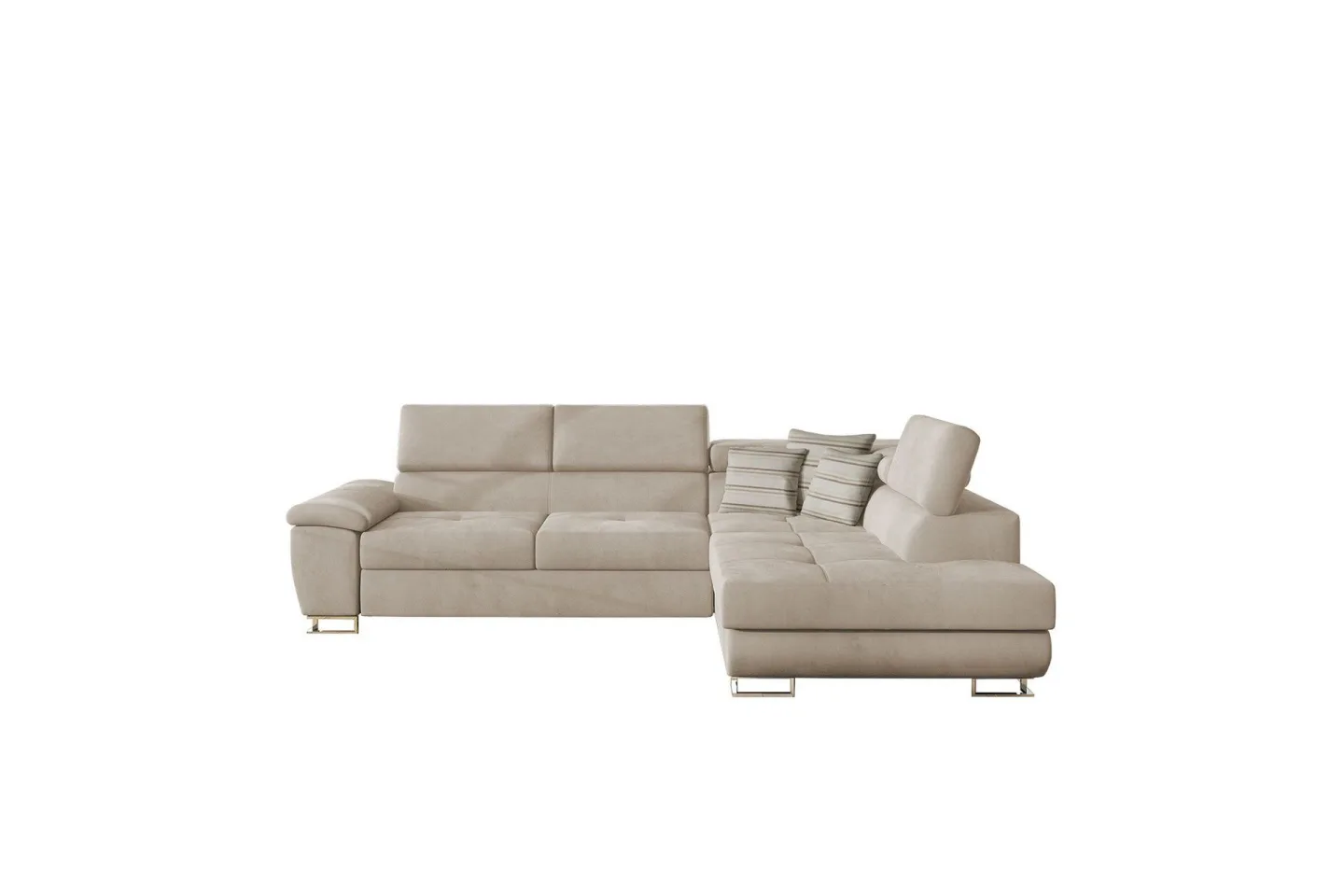 Reginia Soffa med Schäslong 3-sits - Beige