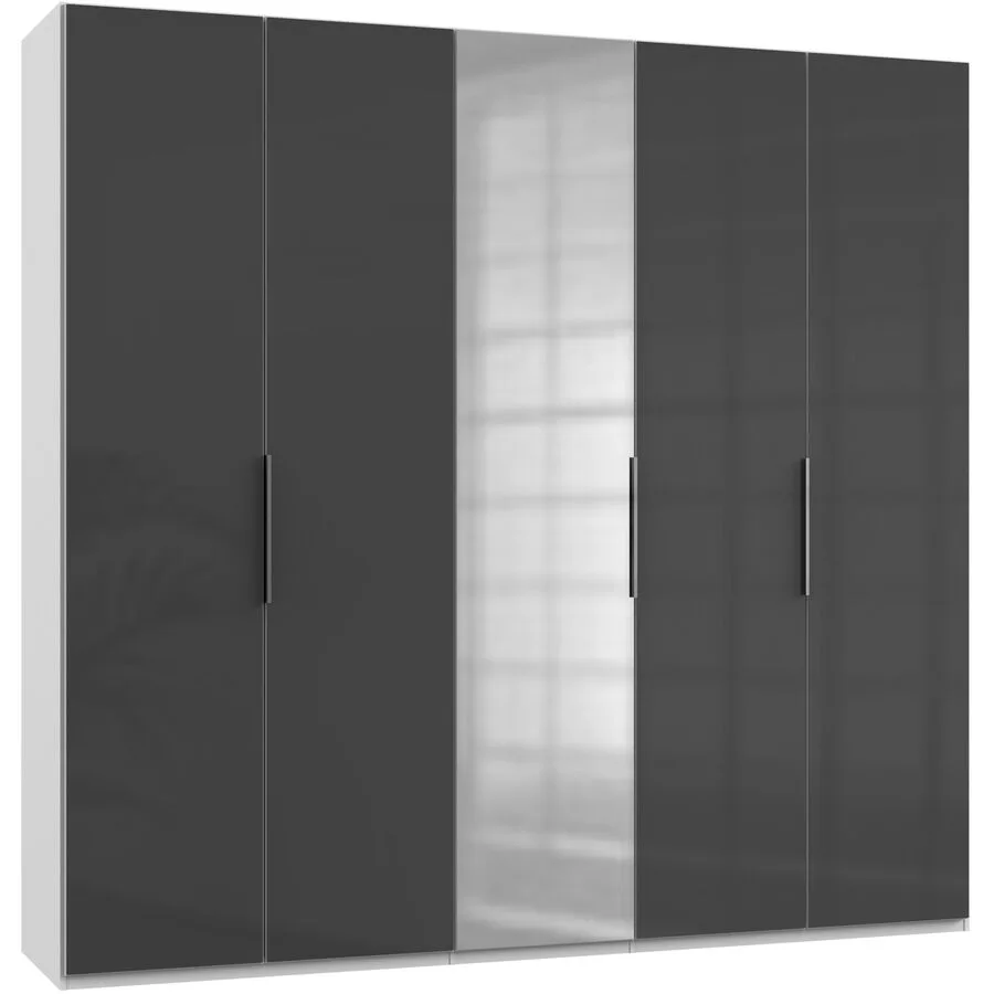 Kleiderschrank Sanko grau Holzwerkstoff B 250 cm