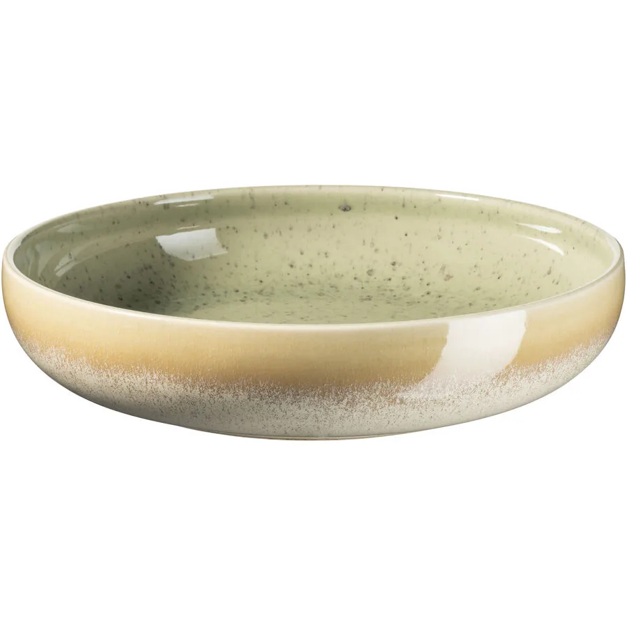 Teller tief Candy Grün Steinzeug 22 cm
