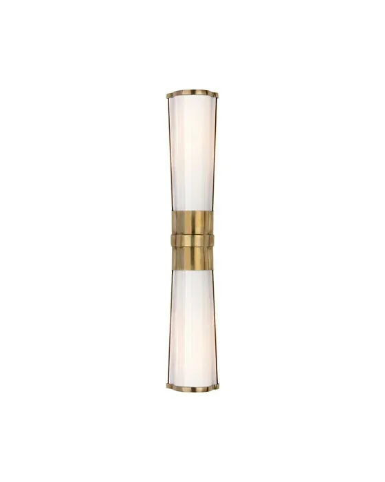 Carew Linear Sconce Antique-Burnished Brass