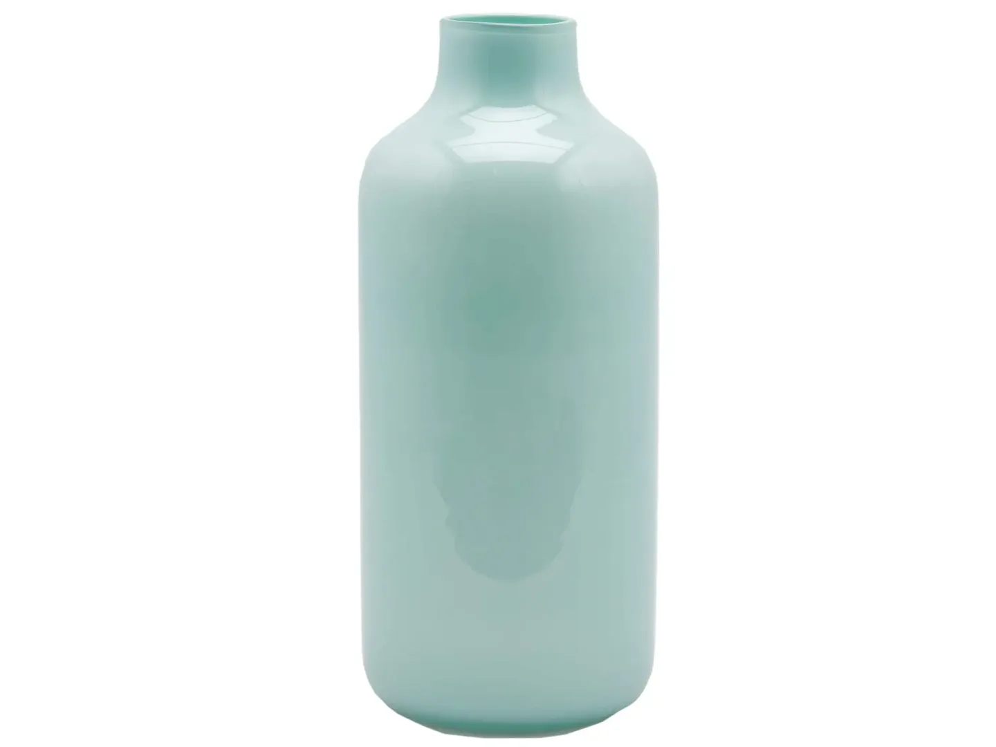 Edg Vase Glas Eisblau H: 34 cm | Schubiger Möbel