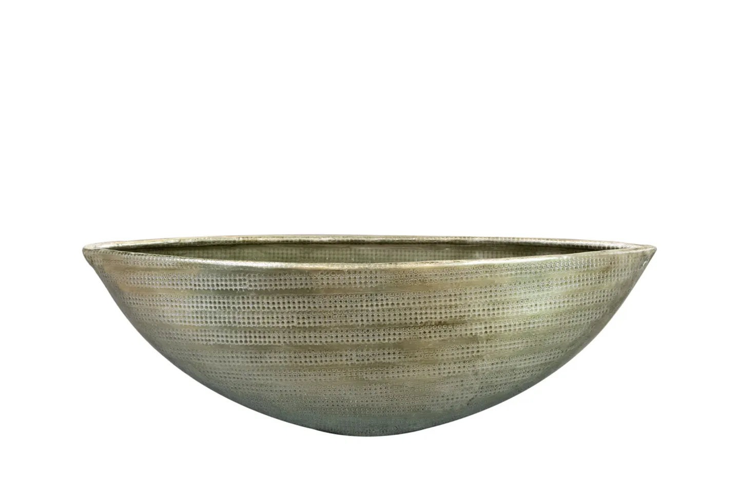 Decofinder Pflanzengefäss Rowen, Schifftopf, Grün B: 36 cm | Schubiger Möbel