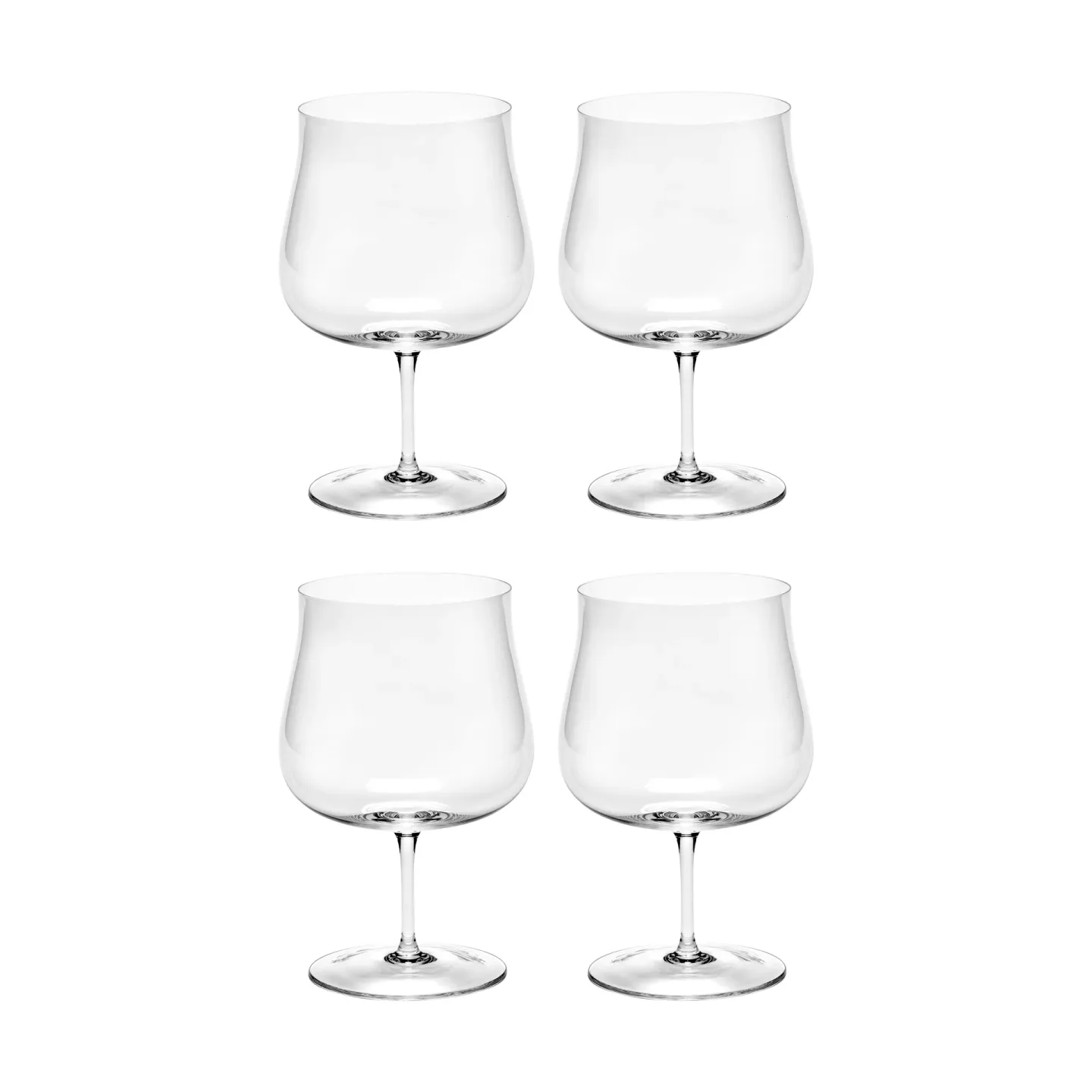 Serax Silhouette Bourgogne Weinglas 73 cl 4er pack Clear
