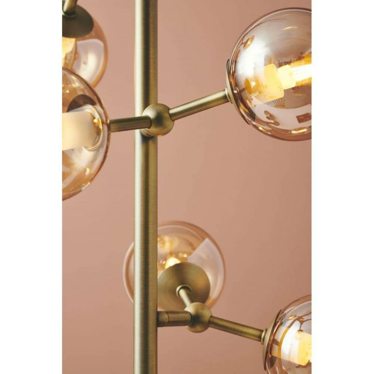 Atom Gulvlampe Antique Brass - Halo Design - Stue - Metal
